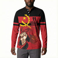 Angola Independence Day 1975 Button Sweatshirt