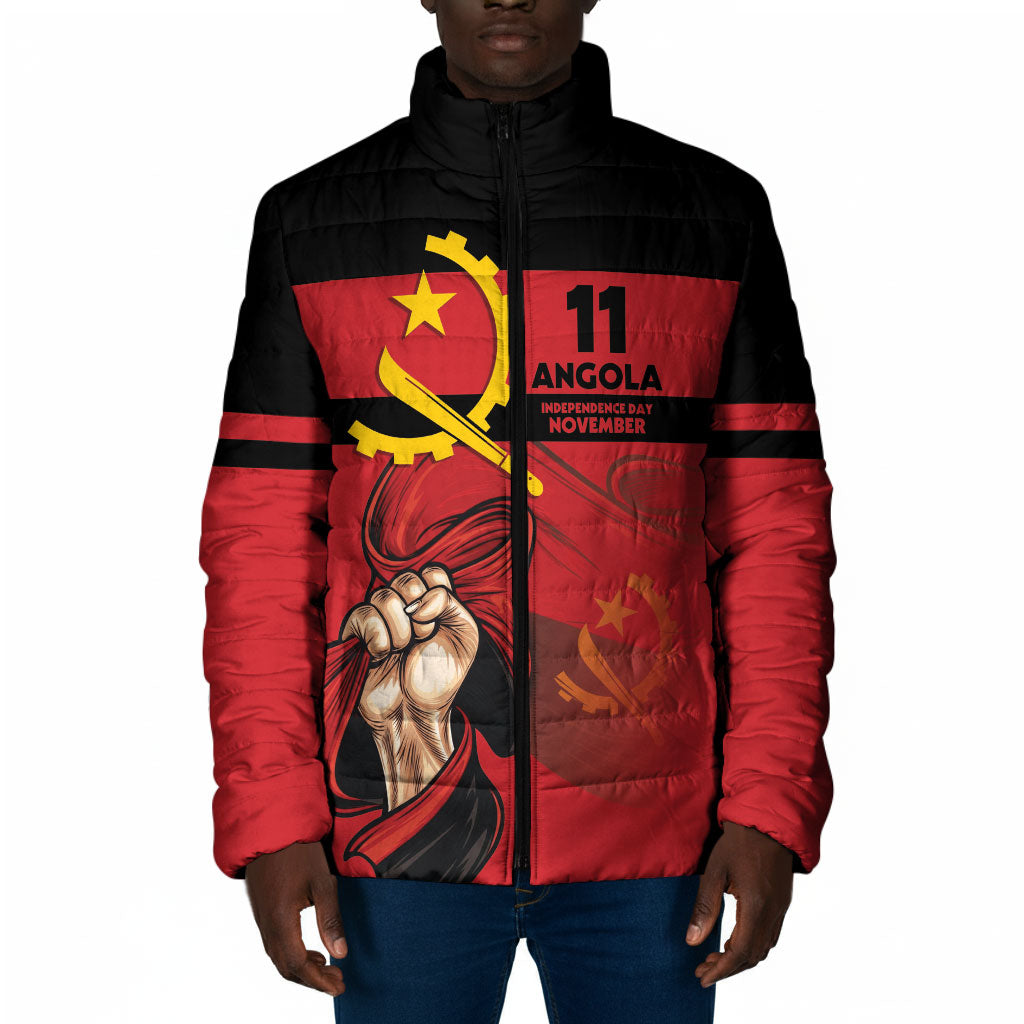 Angola Independence Day 1975 Padded Jacket