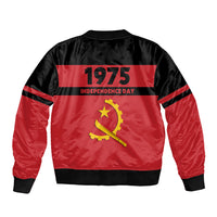 Angola Independence Day 1975 Sleeve Zip Bomber Jacket