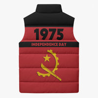 Angola Independence Day 1975 Sleeveless Puffer Jacket