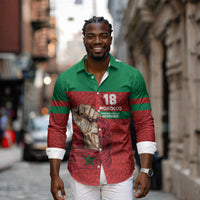 Morocco Independence Day 1956 Long Sleeve Button Shirt