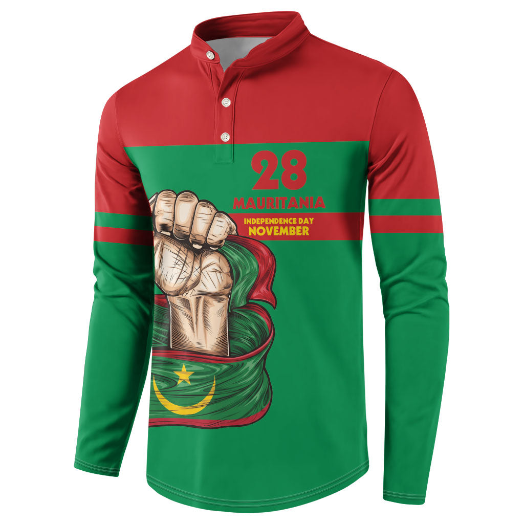 Mauritania Independence Day 1960 Button Sweatshirt
