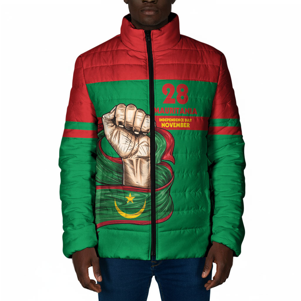 Mauritania Independence Day 1960 Padded Jacket