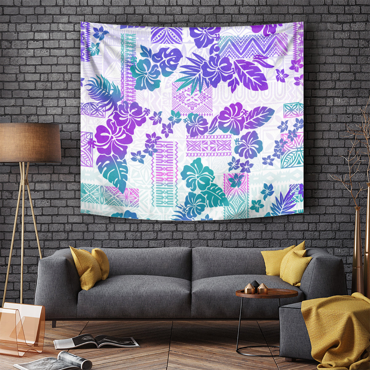 vintage-hawaii-tapestry-hibiscus-tapa-tribal-with-hawaiian-quilt-pattern-purple