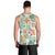 Hawaii Tapa Tribal Men Tank Top With Hawaiian Quilt Pattern Green - Wonder Print Shop