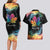 Rainbow Maple Leaf Couples Matching Long Sleeve Bodycon Dress and Hawaiian Shirt Canada Pride Show Your Colors LT9 - Wonder Print Shop