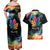 Rainbow Maple Leaf Couples Matching Off Shoulder Maxi Dress and Hawaiian Shirt Canada Pride Show Your Colors LT9 - Wonder Print Shop