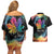 Rainbow Maple Leaf Couples Matching Off Shoulder Short Dress and Hawaiian Shirt Canada Pride Show Your Colors LT9 - Wonder Print Shop