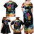 Rainbow Maple Leaf Family Matching Off Shoulder Maxi Dress and Hawaiian Shirt Canada Pride Show Your Colors LT9 - Wonder Print Shop