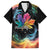 Rainbow Maple Leaf Family Matching Off Shoulder Short Dress and Hawaiian Shirt Canada Pride Show Your Colors LT9 - Wonder Print Shop