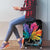 Rainbow Maple Leaf Luggage Cover Canada Pride Show Your Colors - Wonder Print Shop