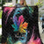 Rainbow Maple Leaf Quilt Canada Pride Show Your Colors