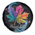 Rainbow Maple Leaf Spare Tire Cover Canada Pride Show Your Colors