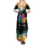 Rainbow Maple Leaf Summer Maxi Dress Canada Pride Show Your Colors