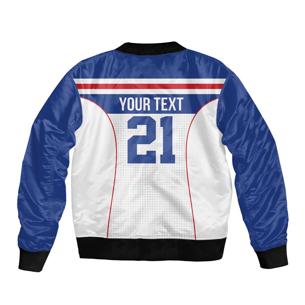 Custom Cape Verde Pride Bomber Jacket Blue Sharks Rising - Wonder Print Shop