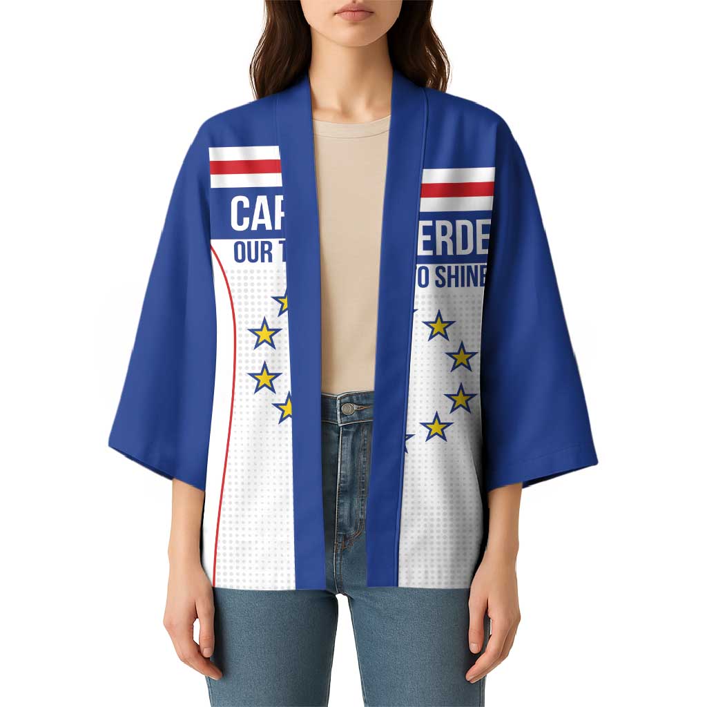 Custom Cape Verde Pride Kimono Blue Sharks Rising - Wonder Print Shop