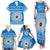 Personalised Fiji Marau Na Kerisimasi Family Matching Tank Maxi Dress and Hawaiian Shirt Merry Christmas Tapa Pattern Blue Style - Wonder Print Shop