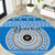 personalised-fiji-marau-na-kerisimasi-round-carpet-merry-christmas-tapa-pattern-blue-style