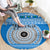 personalised-fiji-marau-na-kerisimasi-round-carpet-merry-christmas-tapa-pattern-blue-style