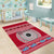 Personalised Fiji Marau Na Kerisimasi Area Rug Merry Christmas Tapa Pattern Red Style LT9 - Wonder Print Shop