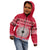 Personalised Fiji Marau Na Kerisimasi Kid Hoodie Merry Christmas Tapa Pattern Red Style - Wonder Print Shop