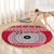 personalised-fiji-marau-na-kerisimasi-round-carpet-merry-christmas-tapa-pattern-red-style