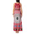 Personalised Fiji Marau Na Kerisimasi Tank Maxi Dress Merry Christmas Tapa Pattern Red Style - Wonder Print Shop