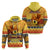 PNG Hamamas Krismas Hoodie Papua New Guinea Bird Of Paradise Merry Christmas Gold Style - Wonder Print Shop