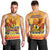 PNG Hamamas Krismas Men Tank Top Papua New Guinea Bird Of Paradise Merry Christmas Gold Style - Wonder Print Shop