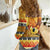 PNG Hamamas Krismas Women Casual Shirt Papua New Guinea Bird Of Paradise Merry Christmas Gold Style - Wonder Print Shop