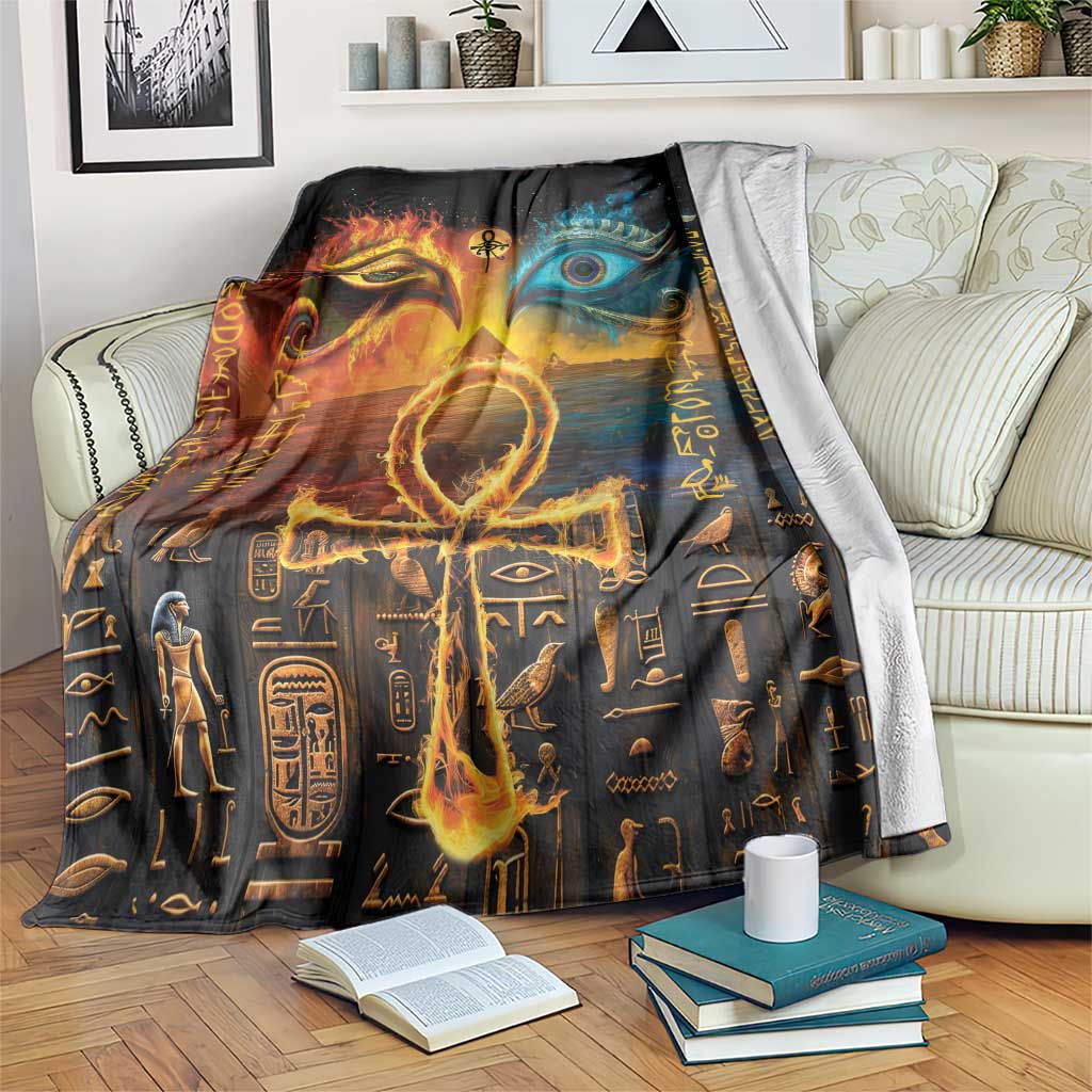 Eye of Ra and Eye of Horus Blanket Power and Magic Ancient Egyptian Mythology