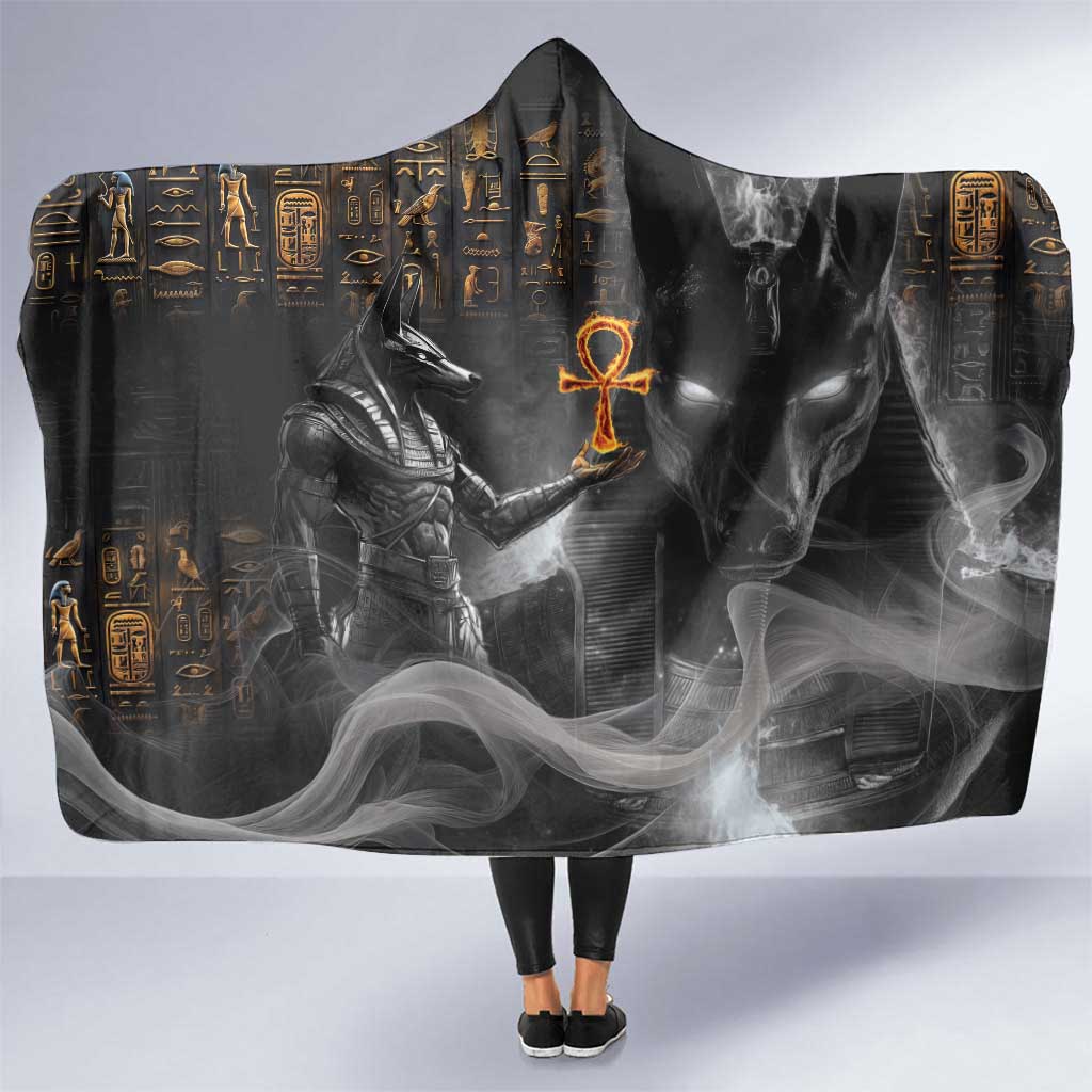 Mythical Anubis Hooded Blanket The Egyptian God of Death