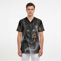 Mythical Anubis Scrub Top The Egyptian God of Death