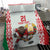 Belarus Ice Hockey Custom Bedding Set With Bison Mascot Flag Style