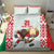 Belarus Ice Hockey Custom Bedding Set With Bison Mascot Flag Style