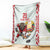 Belarus Ice Hockey Custom Blanket With Bison Mascot Flag Style