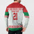 Belarus Ice Hockey Custom Button Sweatshirt With Bison Mascot Flag Style