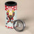 Belarus Ice Hockey Custom 4 in 1 Can Cooler Tumbler With Bison Mascot Flag Style