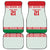 Belarus Ice Hockey Custom Car Mats With Bison Mascot Flag Style