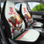 Belarus Ice Hockey Custom Car Seat Cover With Bison Mascot Flag Style