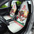 Belarus Ice Hockey Custom Car Seat Cover With Bison Mascot Flag Style