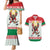 Belarus Ice Hockey Custom Couples Matching Mermaid Dress and Hawaiian Shirt With Bison Mascot Flag Style