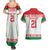 Belarus Ice Hockey Custom Couples Matching Summer Maxi Dress and Hawaiian Shirt With Bison Mascot Flag Style