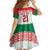 Belarus Ice Hockey Custom Family Matching Long Sleeve Bodycon Dress and Hawaiian Shirt With Bison Mascot Flag Style