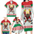 Belarus Ice Hockey Custom Family Matching Long Sleeve Bodycon Dress and Hawaiian Shirt With Bison Mascot Flag Style