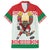 Belarus Ice Hockey Custom Family Matching Long Sleeve Bodycon Dress and Hawaiian Shirt With Bison Mascot Flag Style