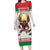 Belarus Ice Hockey Custom Family Matching Long Sleeve Bodycon Dress and Hawaiian Shirt With Bison Mascot Flag Style