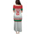 Belarus Ice Hockey Custom Family Matching Puletasi and Hawaiian Shirt With Bison Mascot Flag Style