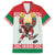 Belarus Ice Hockey Custom Family Matching Short Sleeve Bodycon Dress and Hawaiian Shirt With Bison Mascot Flag Style