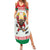 Belarus Ice Hockey Custom Family Matching Summer Maxi Dress and Hawaiian Shirt With Bison Mascot Flag Style